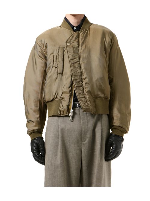 Bomber Wax Dipped Cupro Our Legacy | M4268MMKMARSH KHAKI WAX DIPPED